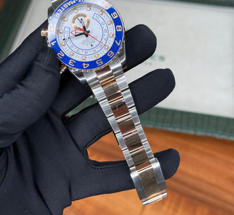 Rolex Yacht-master Ii Two Tone Rose Gold Complete Set 2013 Mint Conditions
