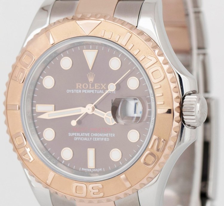 Rolex Yacht-master 40 Chocolate 40mm Two-tone 18k Rose Gold Ym1 Watch 116621