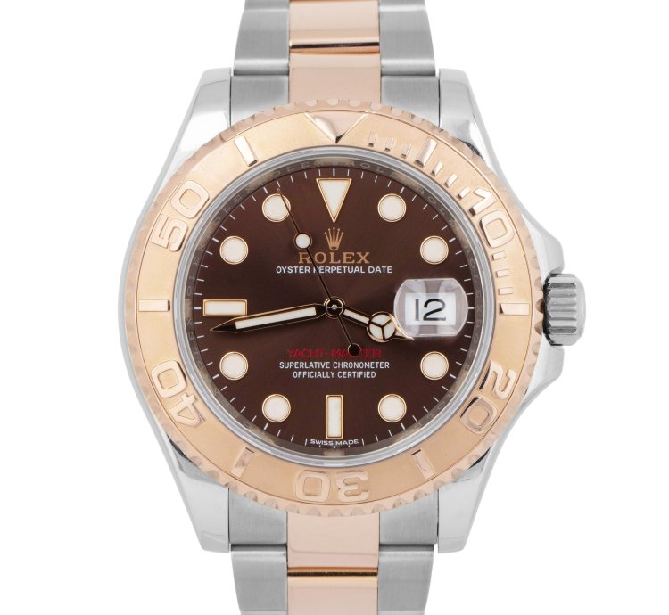 Rolex Yacht-master 40 Chocolate 40mm Two-tone 18k Rose Gold Ym1 Watch 116621
