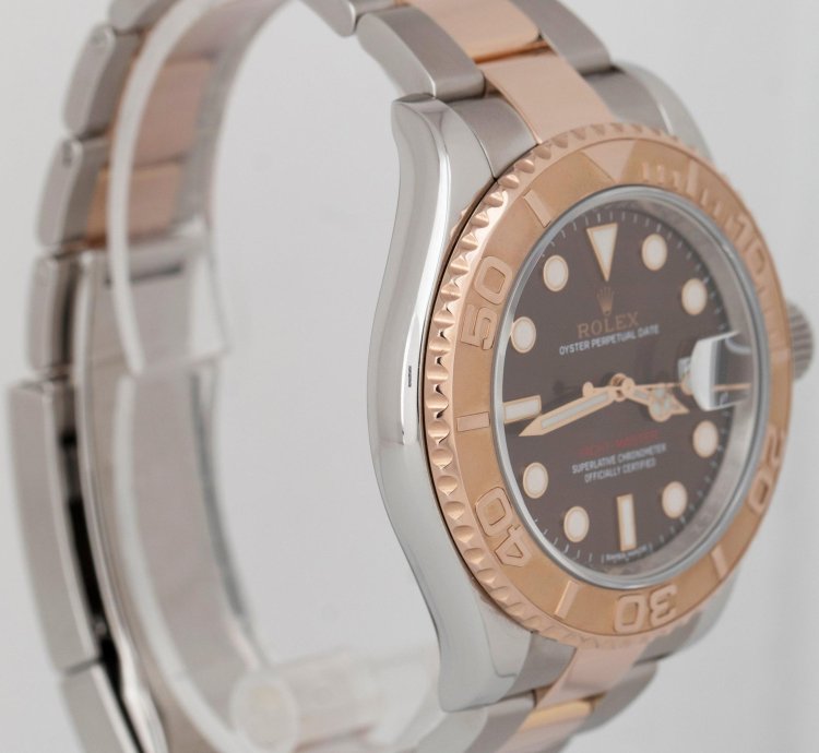 Rolex Yacht-master 40 Chocolate 40mm Two-tone 18k Rose Gold Ym1 Watch 116621