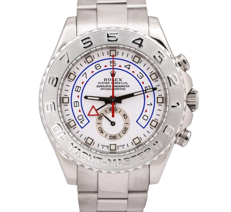 Rolex Yacht-master Ii Mint Rolex Yacht-master Ii 116689 18k White Gold 44mm Regatta Oyster Watch Box