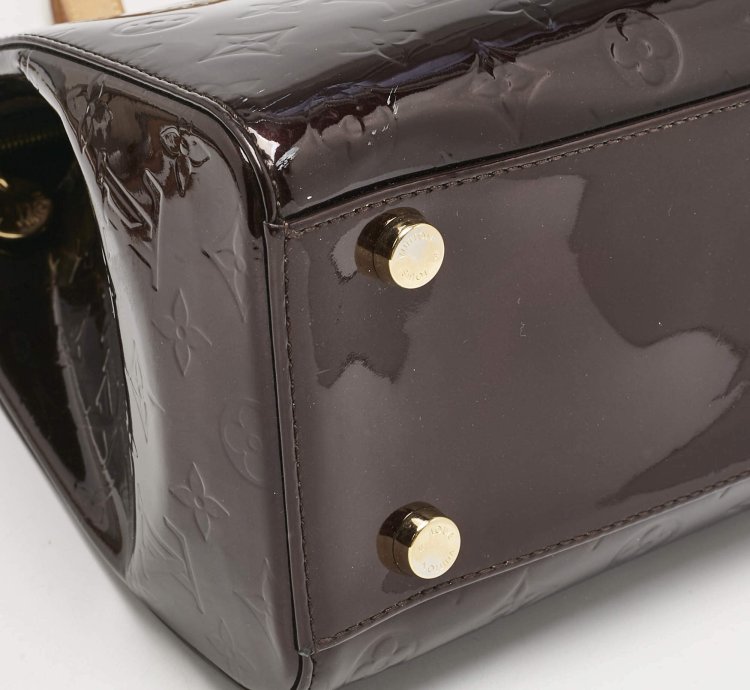 Louis Vuitton Amarante Monogram Vernis Brea Gm Bag