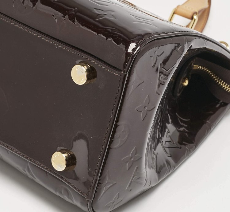 Louis Vuitton Amarante Monogram Vernis Brea Gm Bag