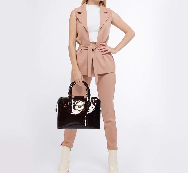 Louis Vuitton Amarante Monogram Vernis Melrose Avenue Bag