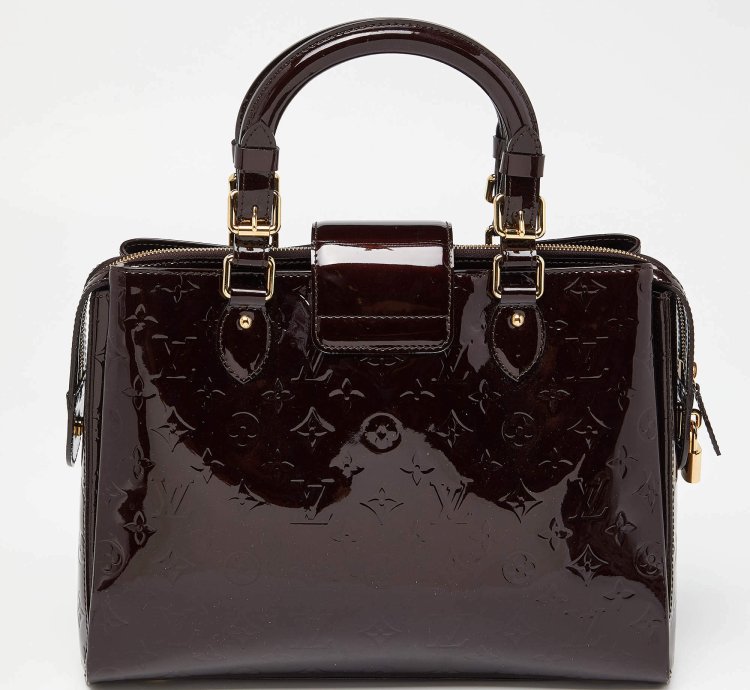 Louis Vuitton Amarante Monogram Vernis Melrose Avenue Bag