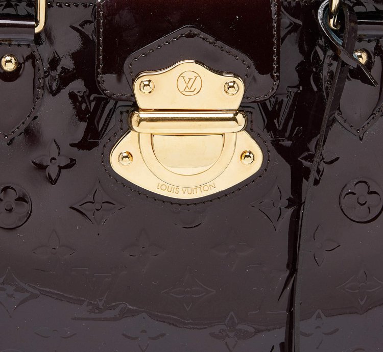 Louis Vuitton Amarante Monogram Vernis Melrose Avenue Bag