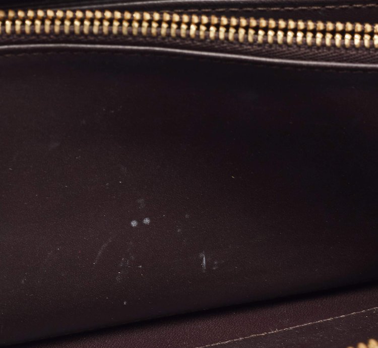 Louis Vuitton Amarante Monogram Vernis Zippy Wallet