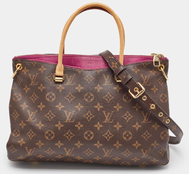 Louis Vuitton Amethyste Monogram Canvas Pallas Mm Bag