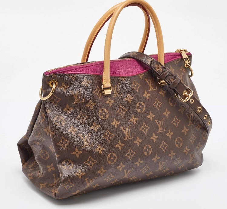 Louis Vuitton Amethyste Monogram Canvas Pallas Mm Bag