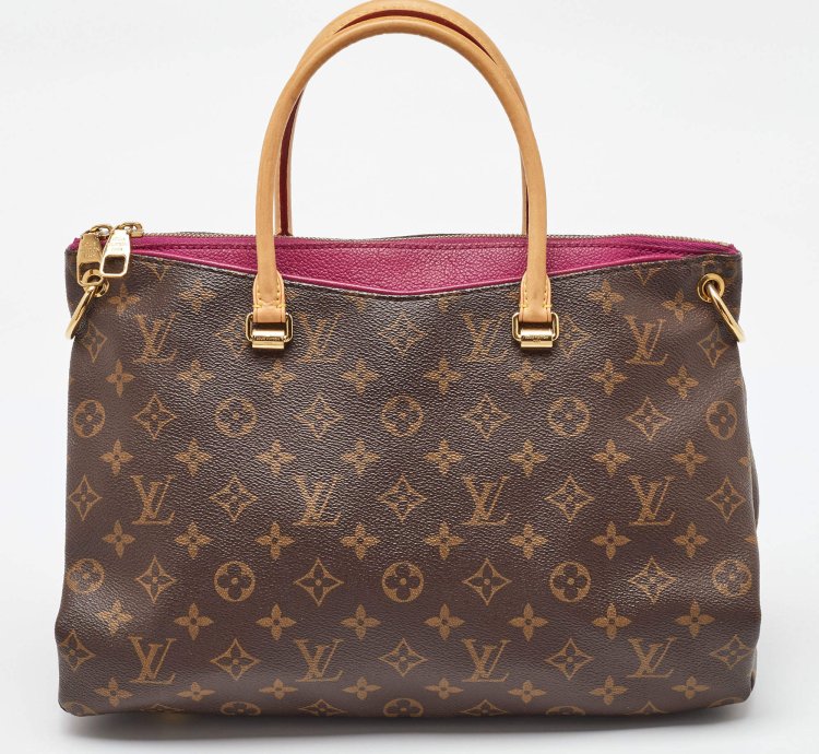 Louis Vuitton Amethyste Monogram Canvas Pallas Mm Bag