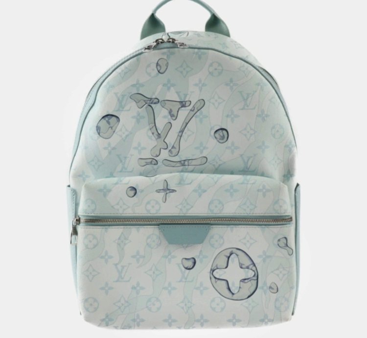 Louis Vuitton Aqua Garden Monogram Rucksack Daypack Discovery Backpack Pm