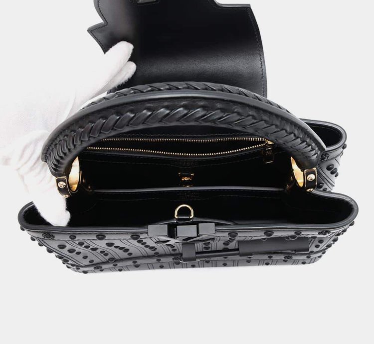Louis Vuitton Arty Capucines Collection Peter Marino Noir Taurillon Size Mm