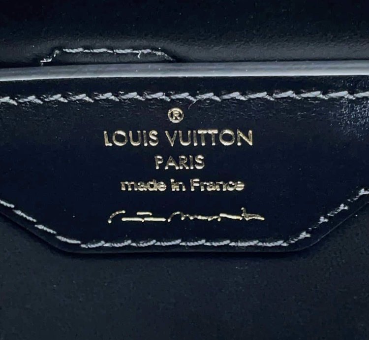 Louis Vuitton Arty Capucines Collection Peter Marino Noir Taurillon Size Mm
