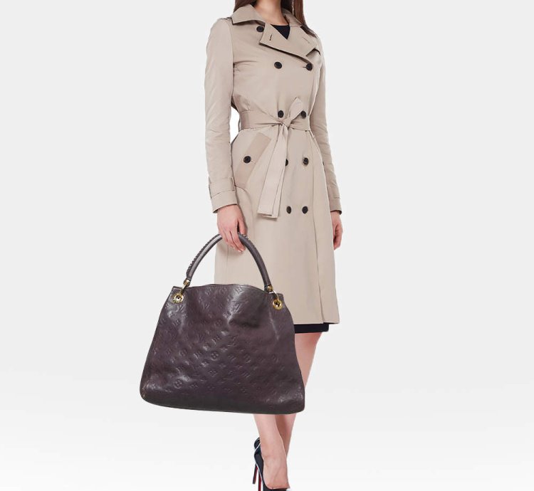 Louis Vuitton Aube Monogram Empreinte Leather Artsy Gm Bag