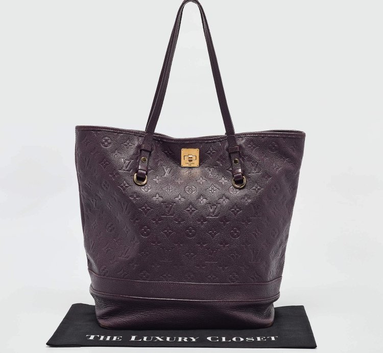 Louis Vuitton Aube Monogram Empreinte Leather Citadine Gm Bag
