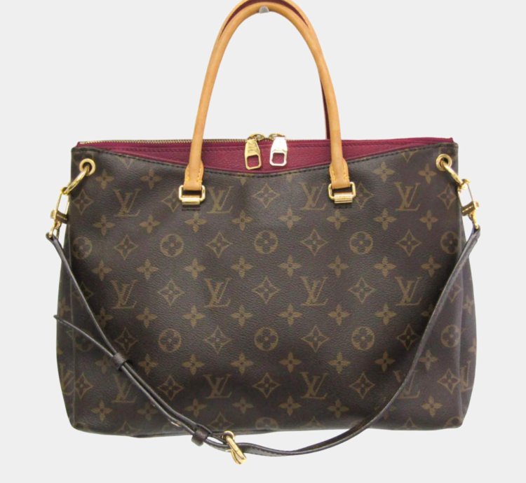 Louis Vuitton Aurore Brown Monogram Pallas Shoulder Bag