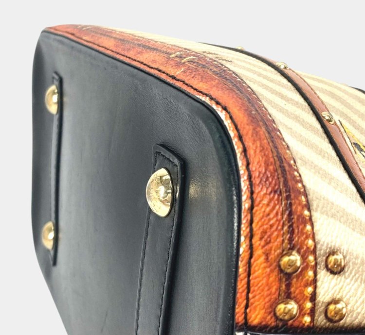 Louis Vuitton Beige Black Transformed Bag