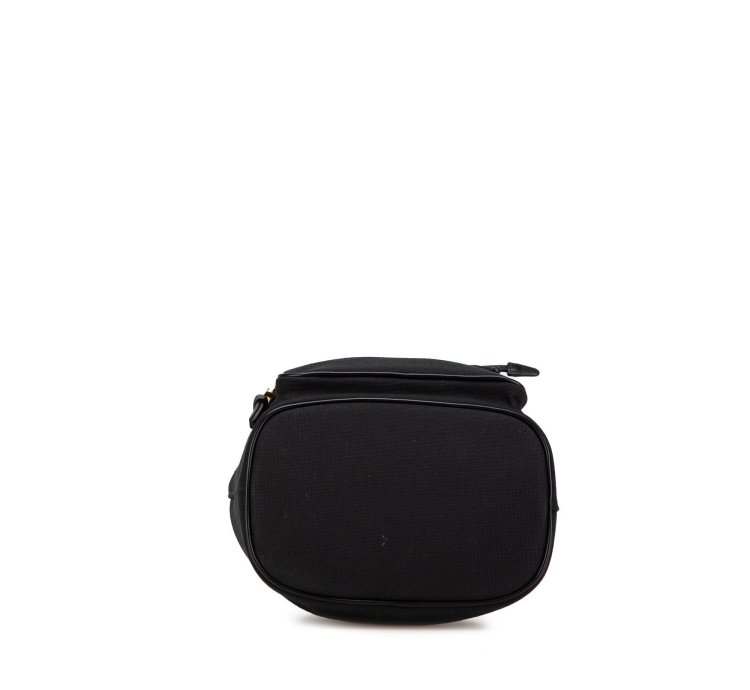 Black Canapa Logo Duet Bucket Bag
