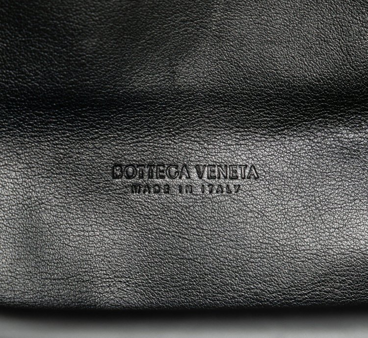 Black Lambskin Belt Chain Pouch
