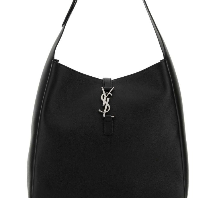 Black Leather Le 5 7 Shoulder Bag