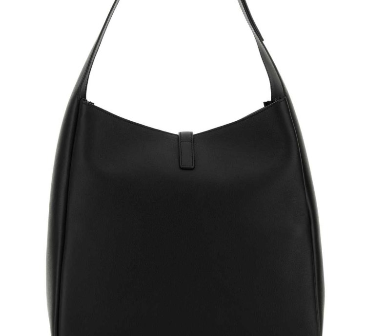Black Leather Le 5 7 Shoulder Bag