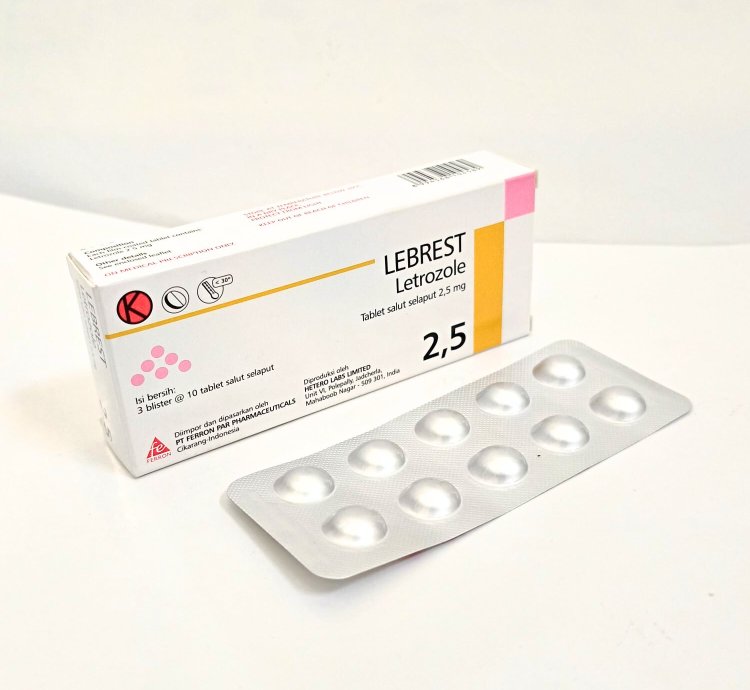 Lebrest Letrozole 25 Mg - 10 Box - Hormonal Therapy For Breast Cancer In Postmenopausal Women Ship By Dhl Express