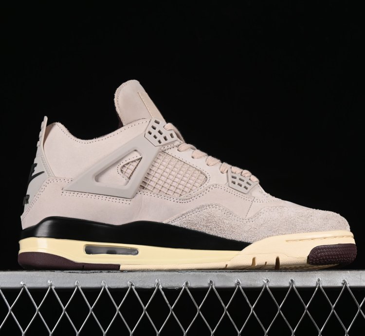 A Ma Maniere X Aj 4 Retro Fossil Stone