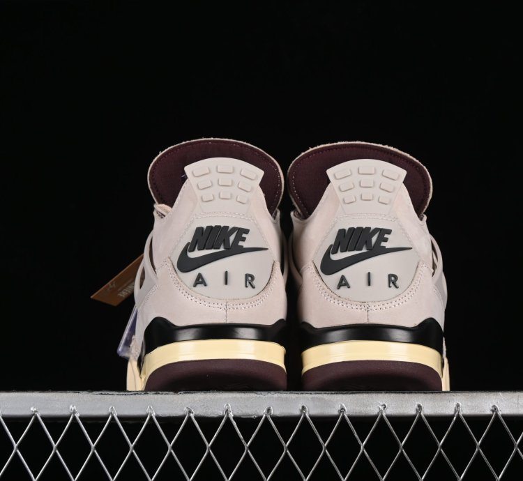 A Ma Maniere X Aj 4 Retro Fossil Stone