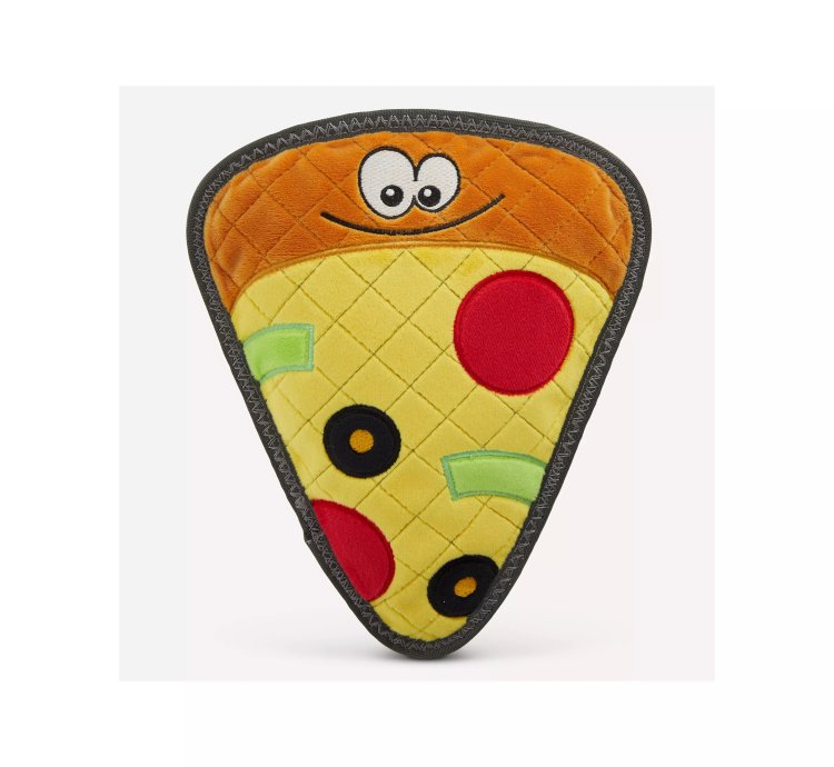 Joyhound Rip Roarin Tough Pizza Dog Toy - Tough Plush