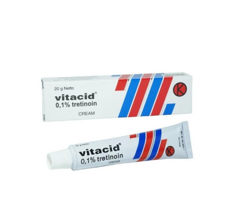 Vitacid Tretinoin 01 Cream For Acne Vulgaris And Photoaging