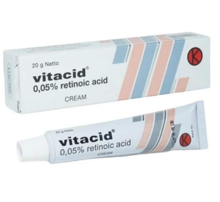 Vitacid Tretinoin 005 Cream For Acne Vulgaris And Photoaging