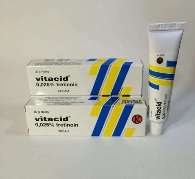 Vitacid Tretinoin 0025 Cream For Acne Vulgaris And Photoaging