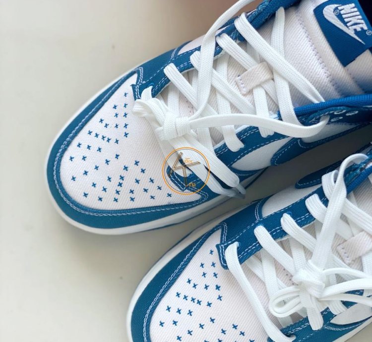 Nike Sb Dunk Low Industrial Blue Sashiko Dv0834-101