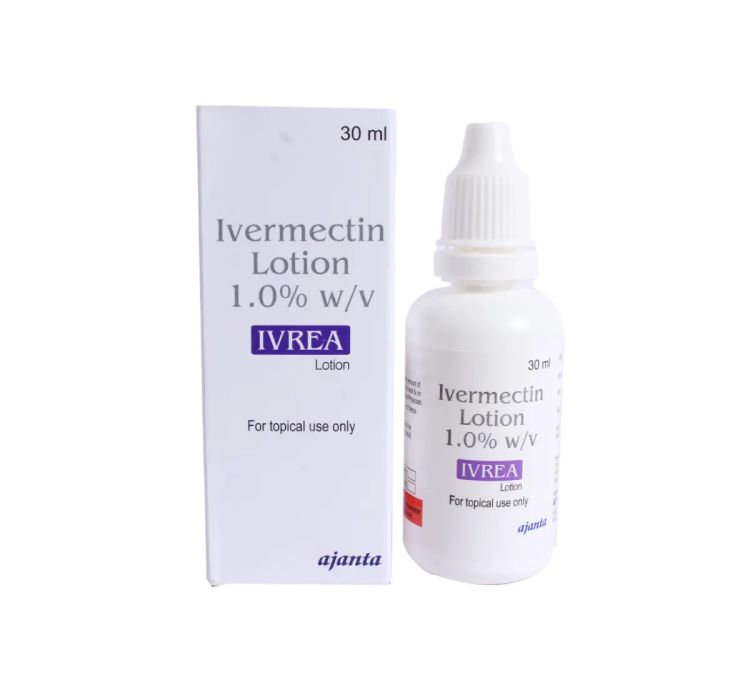 Ivrea Ivermectin Lotion 1ww 30 Ml For Parasitic Wormspimple And Skin Problem