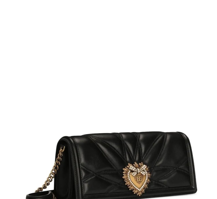 Dolce Gabbana Devotion Quilted Shoulder Bag