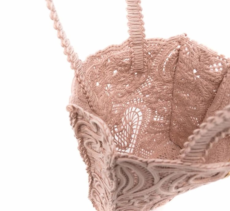 Dolce Gabbana Small Beatrice Cordonetto-lace Tote Bag