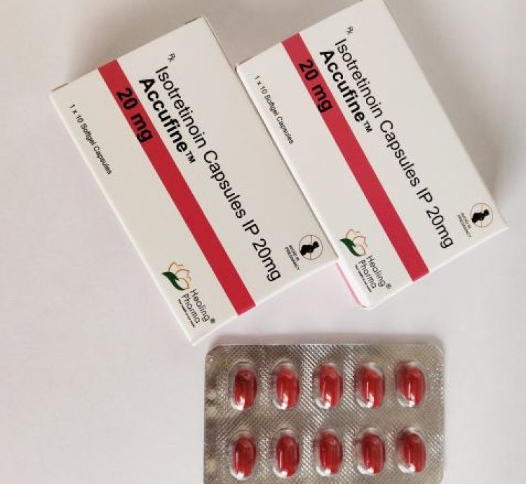 Accufine Isotretinoin 20mg 5 Box Softgel Capsules Advanced Acne Treatment
