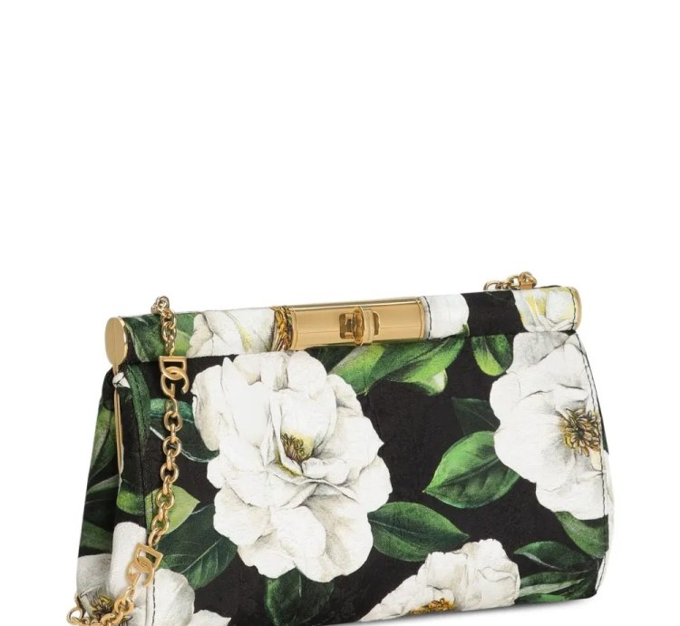 Dolce Gabbana Gardenia Clutch Bag