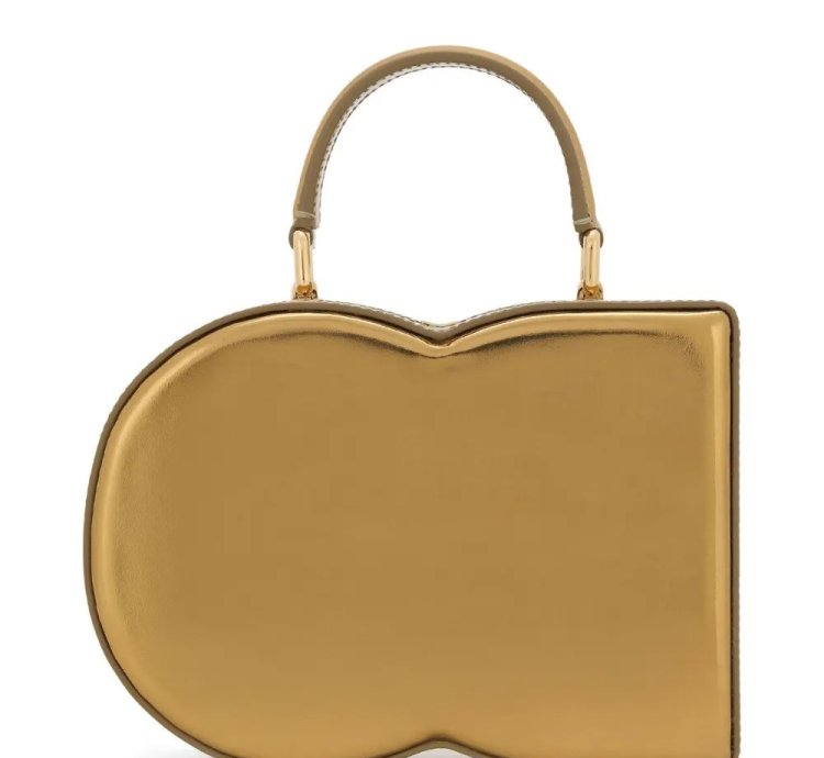 Dolce Gabbana Dg Embossed Metallic Effect Bag