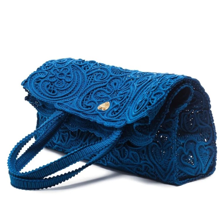 Dolce Gabbana Large Beatrice Cordonetto Lace Tote Bag