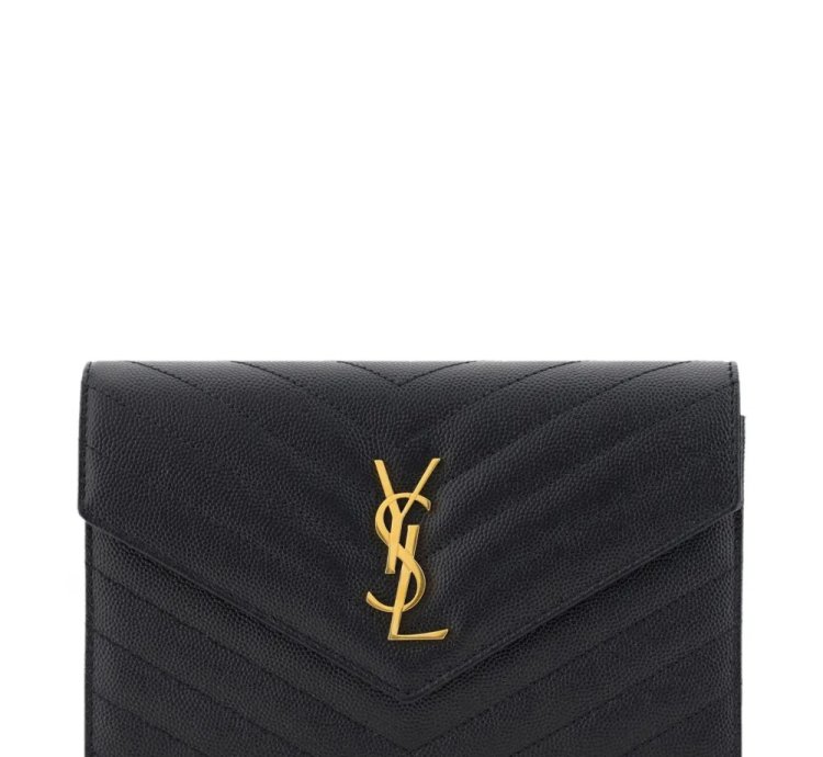 Saint Laurent Logo Plaque Crossbody Bag