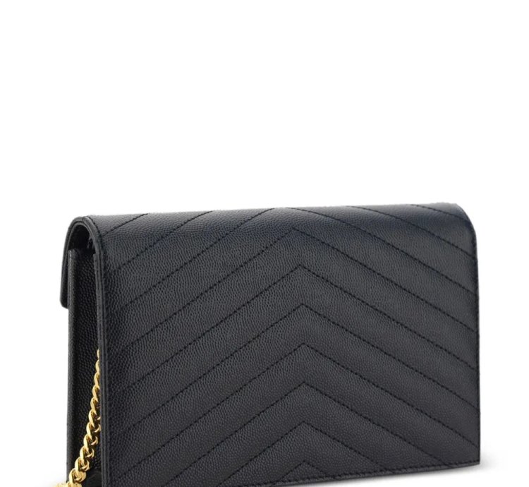Saint Laurent Logo Plaque Crossbody Bag