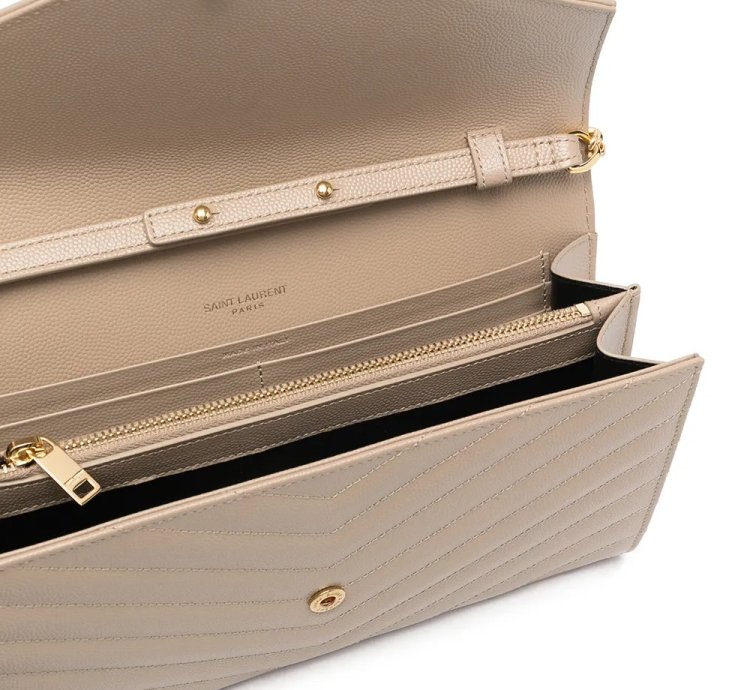Saint Laurent Classic Cassandre Wallet On Chain