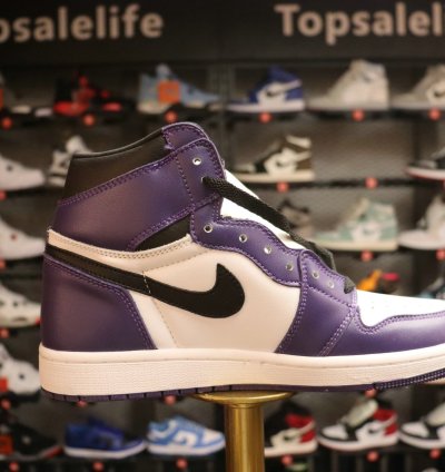 Air Jordan 1 Retro High OG 'Court Purple 2.0' also worn by Madsaki