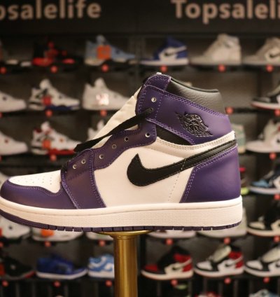 Air Jordan 1 Retro High OG 'Court Purple 2.0' also worn by Madsaki