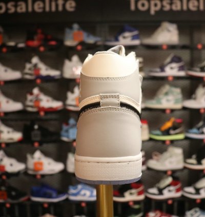 Dior x Air Jordan 1 High OG 'White Wolf Grey'