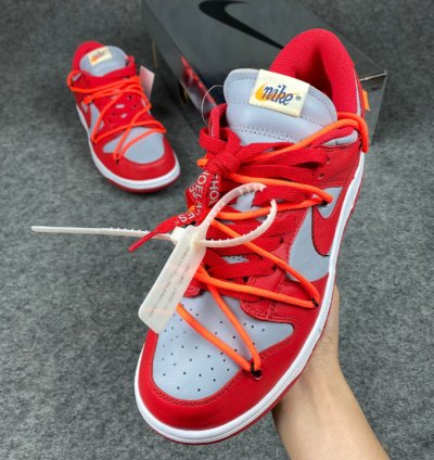 Nike Dunk Low Off-White University Red