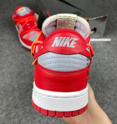 Nike Dunk Low Off-White University Red