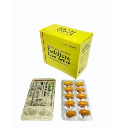 Tadalista Super Active Tadalafil 20 mg 10 pills generic