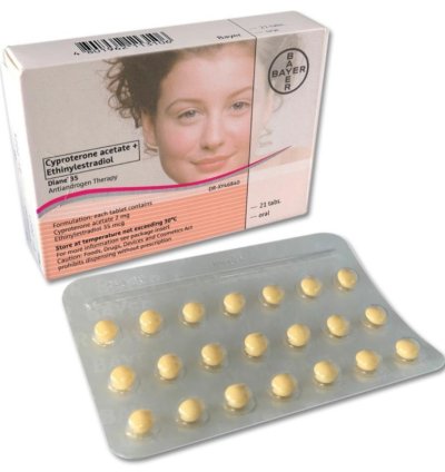 DIANE 35 Cyproterone Acetate / Ethinylestradiol 2mg / 35mcg 1 box 21 tablet